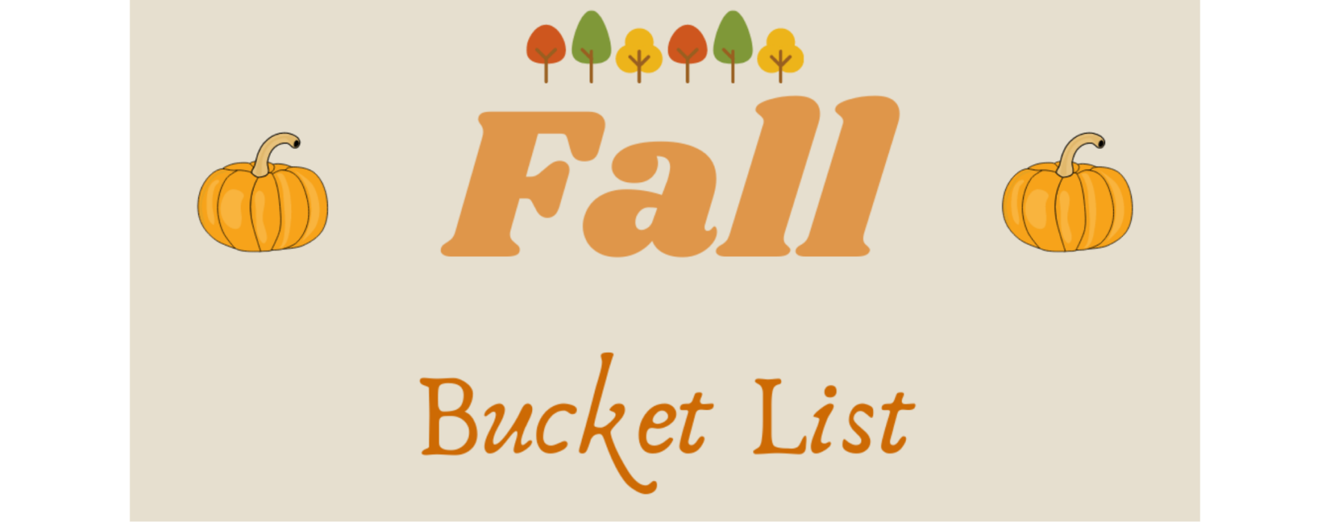 autumn bucket list free printable